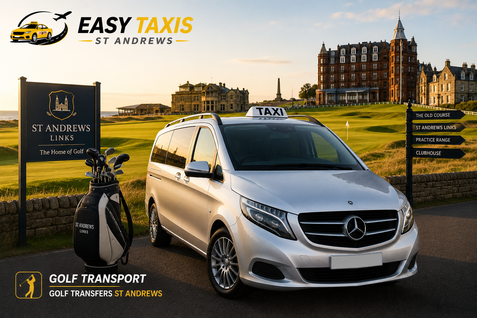 Golf Transport Golf Transfers St Andrews